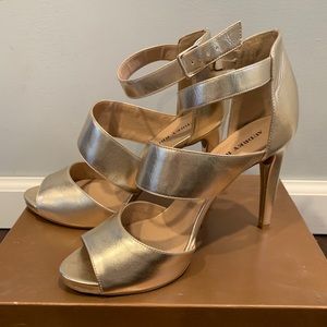 Audrey Brook Gold Heels